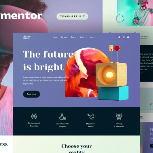 Aney - Vibrant Elementor Pro Template Kit