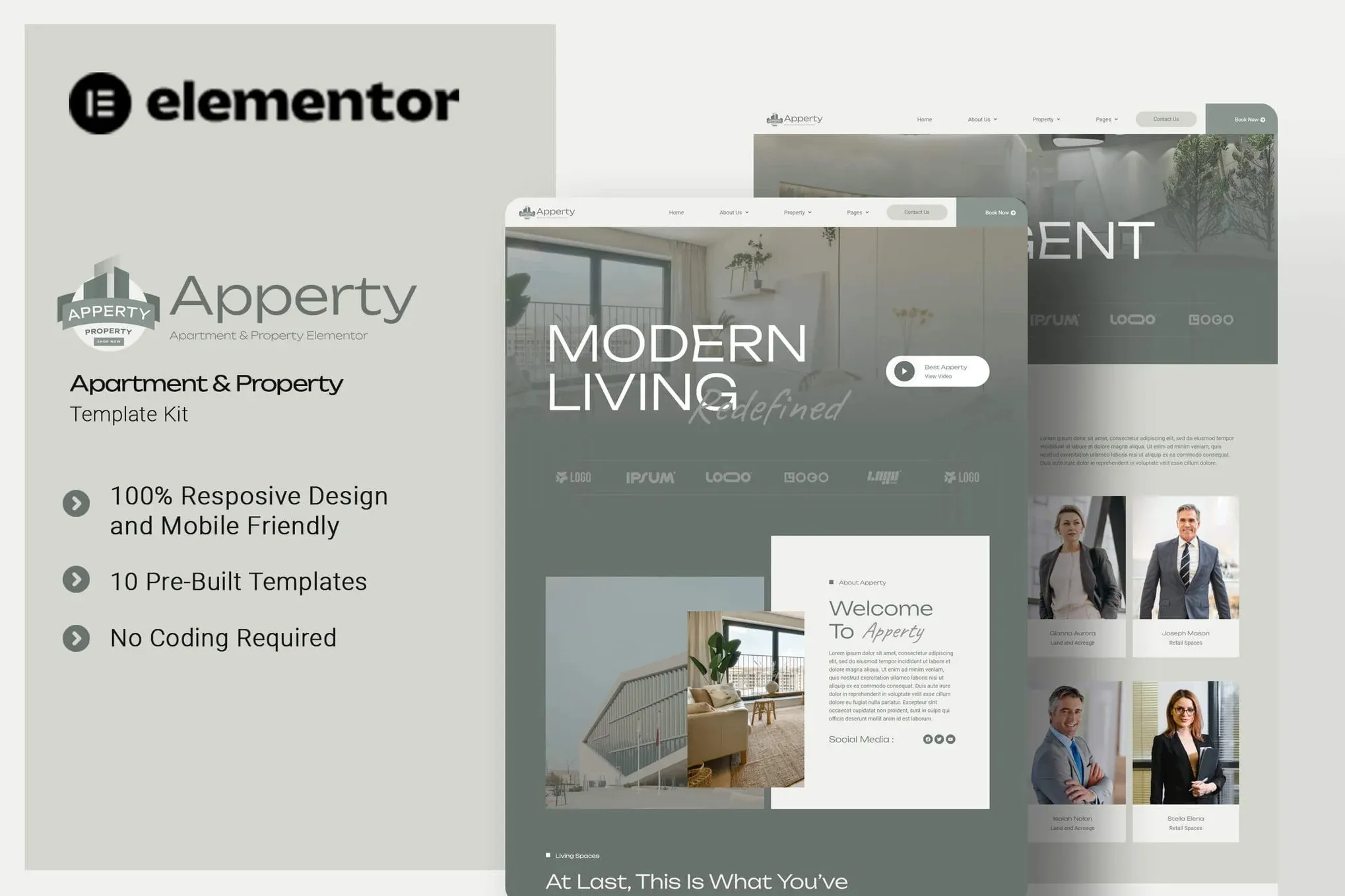 Apperty - Appartment & Property Elementor Template Kit Apperty - Appartment & Property Elementor Template Kit - Image 1
