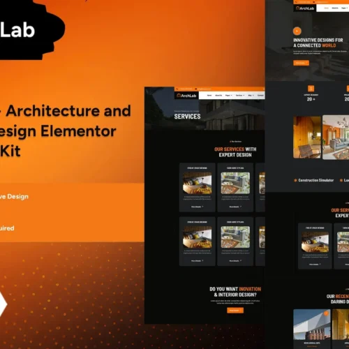ArchLab - Architecture & Interior Design Elementor Pro Template Kit