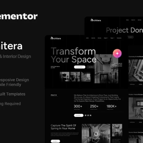 Architera - Architecture & Interior Design Elementor Template Kit
