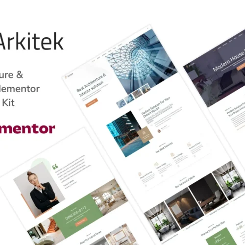 Arkitek - Architecture & Interior Elementor Template Kit