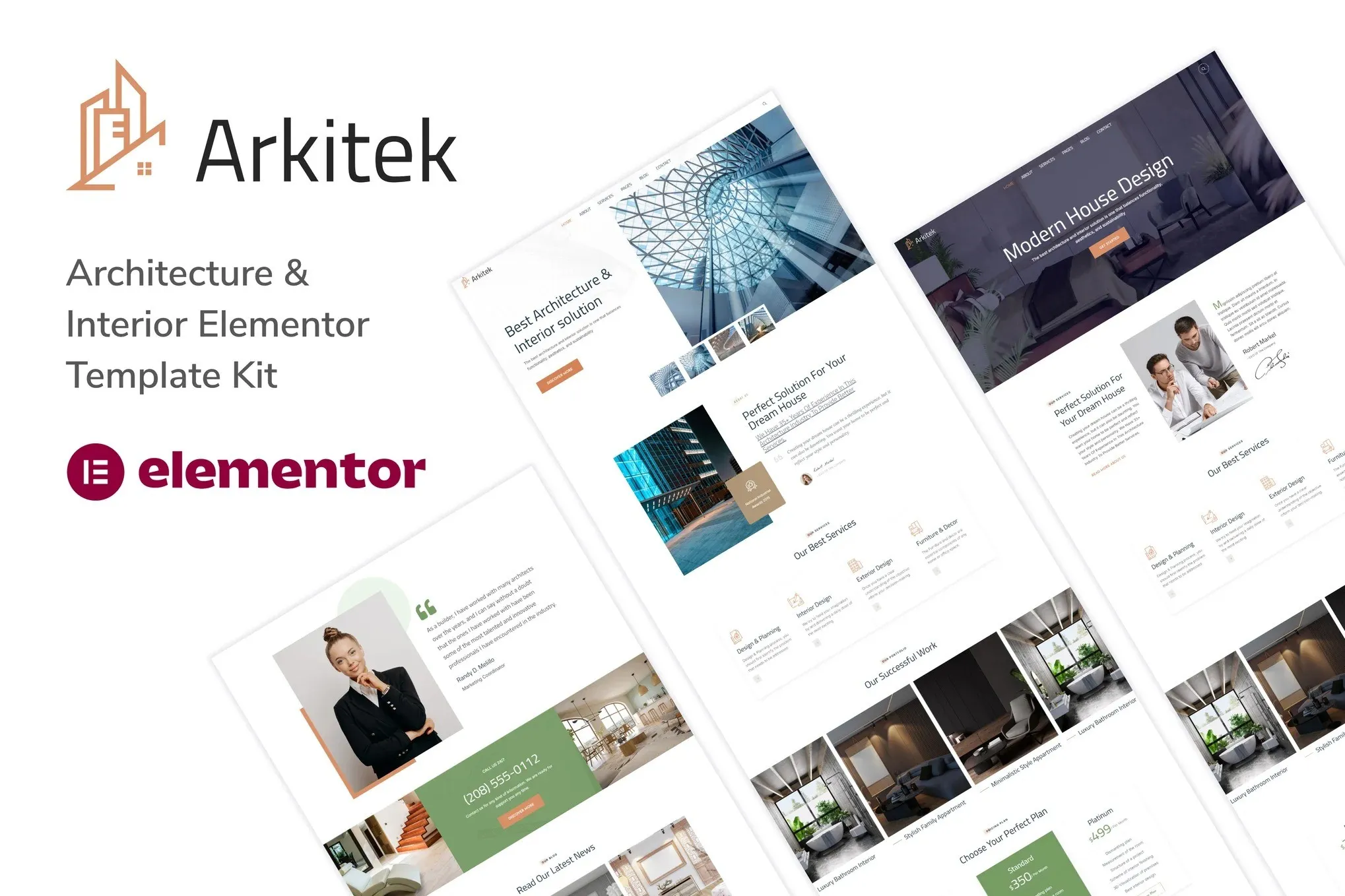 Arkitek - Architecture & Interior Elementor Template Kit Arkitek - Architecture & Interior Elementor Template Kit - Image 1