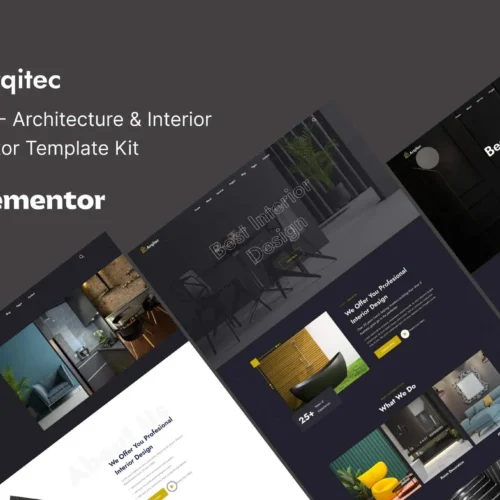 Arqitec - Architecture & Interior Elementor Template Kit
