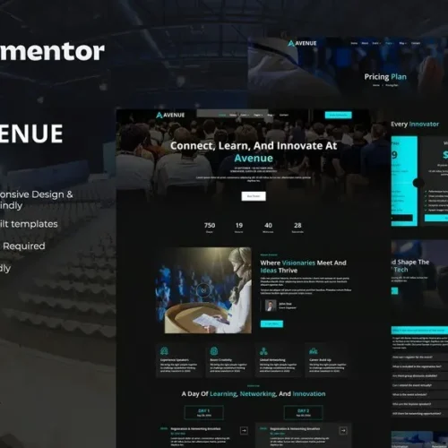 Avenue - Event & Conference Elementor Template Kit