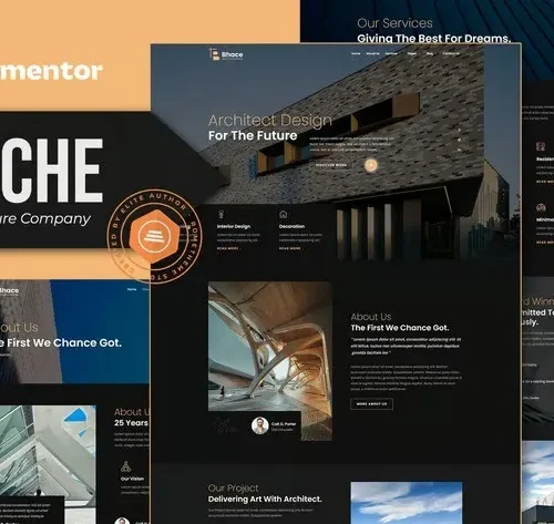 Bache - Architecture Company Elementor Template Kit