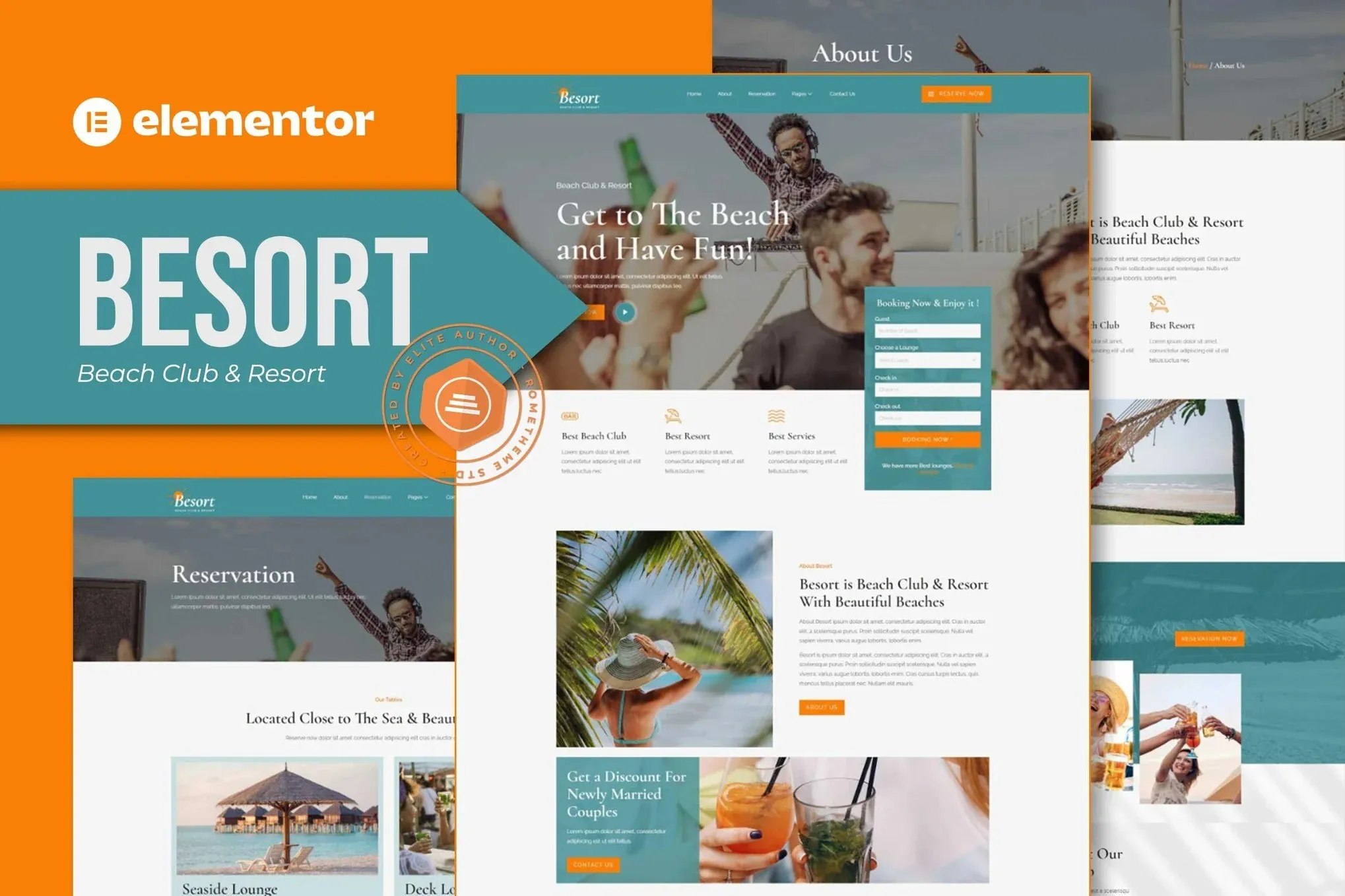 Besort - Beach Club & Resort Elementor Template Kit Besort - Beach Club & Resort Elementor Template Kit - Image 1