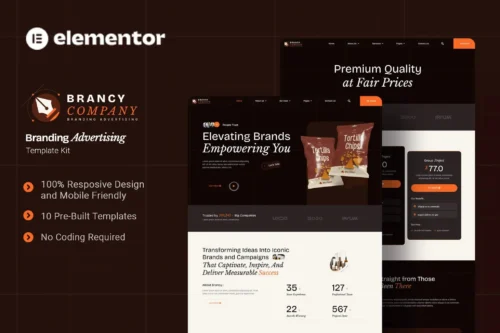 Brancy - Branding Advertising Elementor Template Kit
