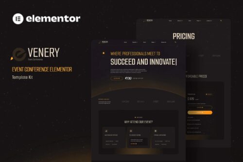 Evenery - Event Conference Elementor Template Kit