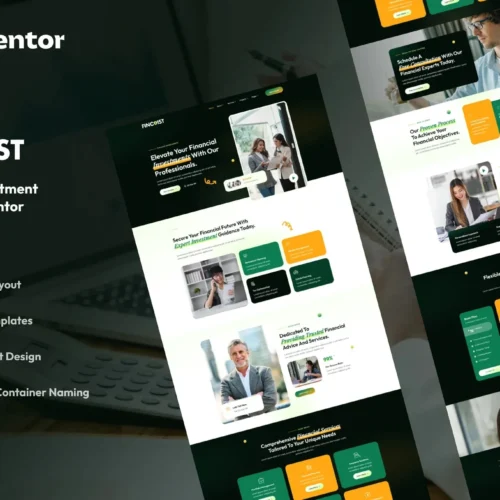 Fincoist - Financial Investment Advisor Elementor Template Kit