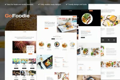 GoFoodie - Cafe & Restaurant Elementor Pro Template Kit
