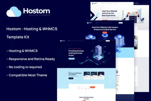 best Hostom WHMCS template download
