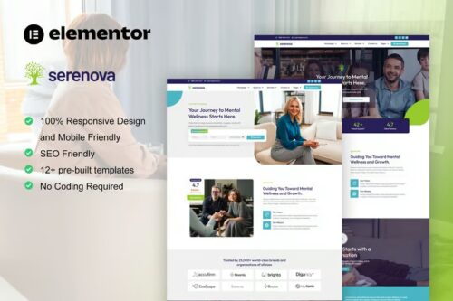Hubnest - Coworking Space & Virtual Office Elementor Pro Template Kit