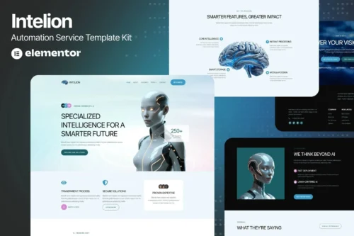 best AI Elementor template kit instant download