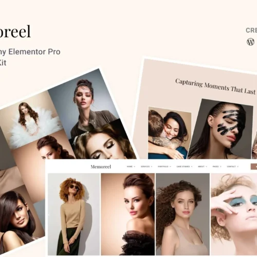 Memoreel - Photography Elementor Pro Template Kit