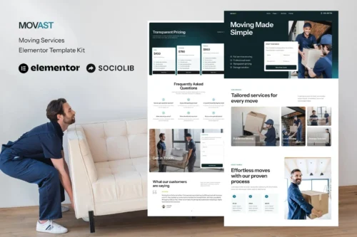 best Movast moving services template kit download