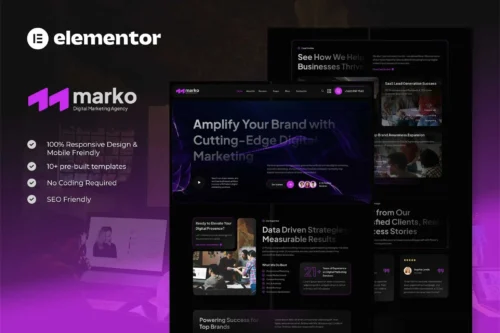 best digital marketing agency template download
