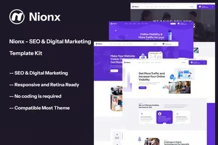 best Nionx SEO template kit instant download