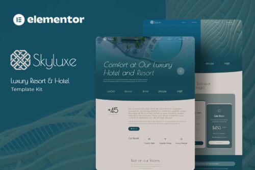 Skyluxe - Luxury Resort & Hotel Elementor Template Kit