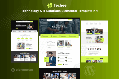 Techee - Technology & IT Solutions Elementor Template Kit