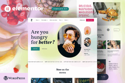 Vegi - Vegan Street Food Restaurant & Takeaway Elementor Template Kit