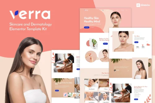 best dermatology website template instant download