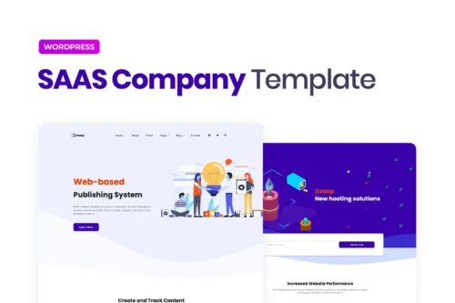 best SAAS Elementor template kit instant download