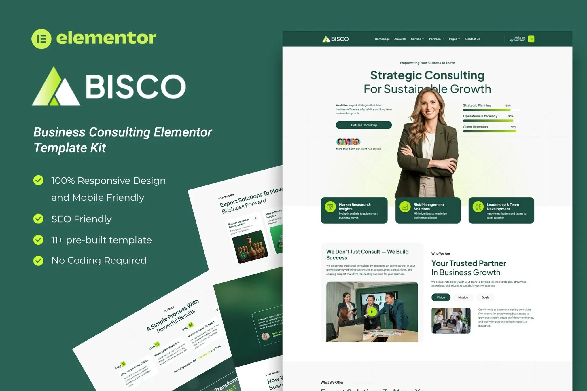 Bisco - Business Consulting Elementor Template Kit Bisco - Business Consulting Elementor Template Kit - Image 1