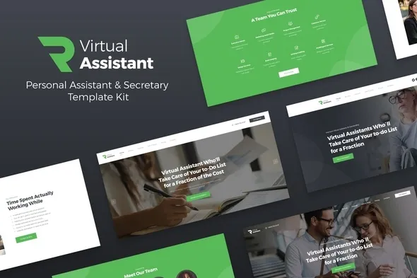 Revirta - Virtual Assistant Business Elementor Template Kit best virtual assistant template kit download for Elementor