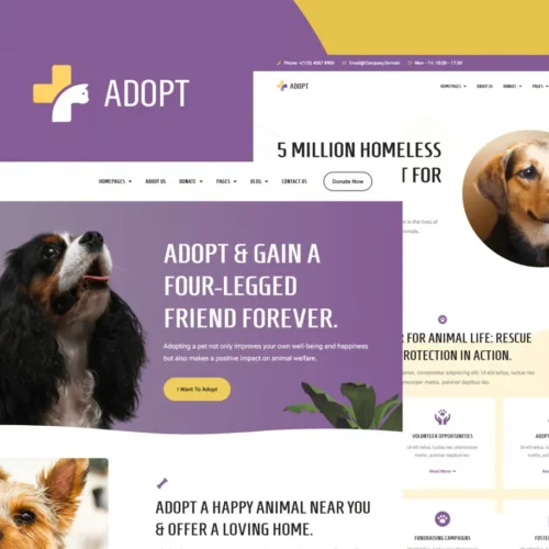 Adopt - Adoption Service & Charity Elementor Pro Template Kit