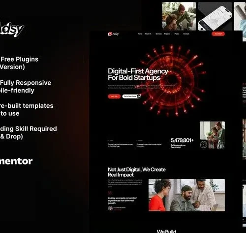 Adsy - Digital Agency Elementor Template Kit