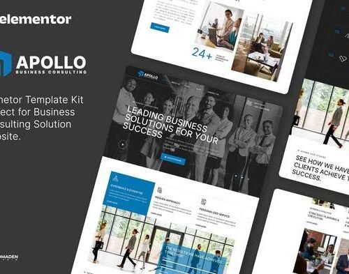 Apollo - Business Consulting Elementor Template Kit