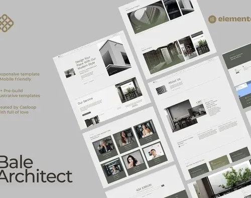 Bale - Architect Elementor Template Kit