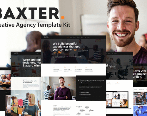 Baxter - Creative Agency Elementor Template Kit