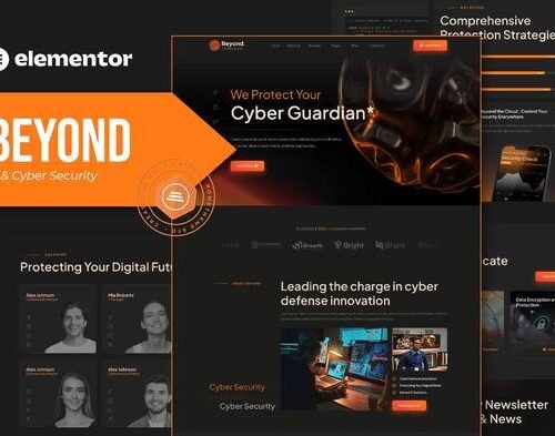 Beyond - IT & Cyber Security Elementor Template Kit