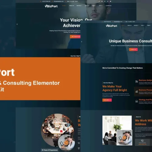 Bizport - Business & Consulting Elementor Template Kit