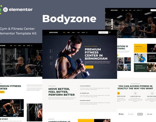 Bodyzone - Gym and Fitness Center Elementor Template Kit