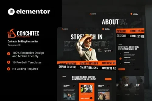 best Conchitec construction template kit for contractors download