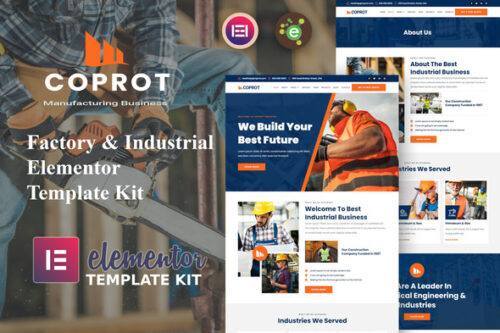 best factory Elementor template kit instant download