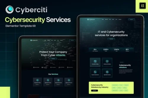 best Cyberciti Elementor template kit download