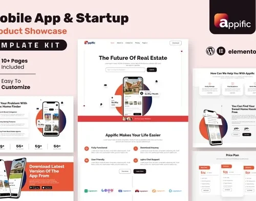 Appific - App Showcase Elementor Template Kit