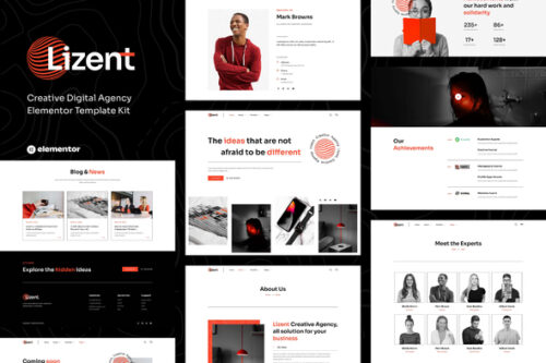 best creative digital agency template kit instant download