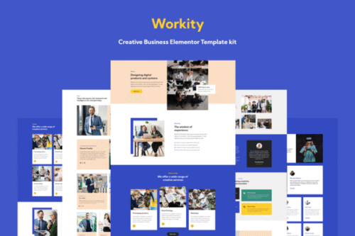 best Workity Elementor template kit instant download