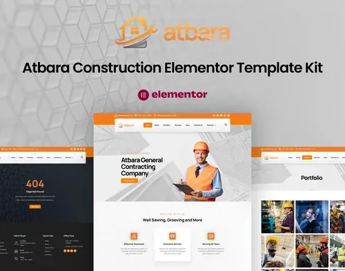 Atbara - Construction Elementor Template Kit