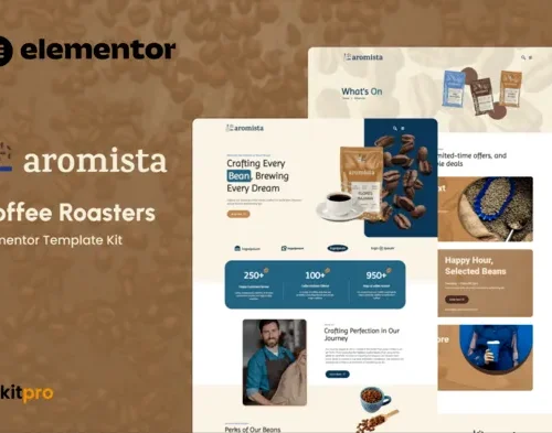 Aromista - Coffee Roasters Elementor Template Kit