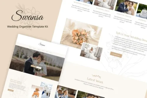 best Wedding Elementor Template Kit for planners download