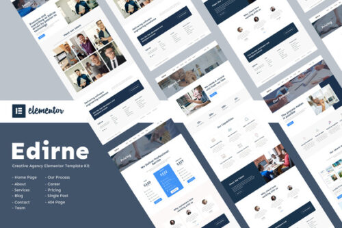 best Edirne Elementor template kit instant download