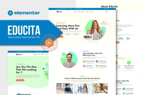 best Education Elementor Template Kit download instant access