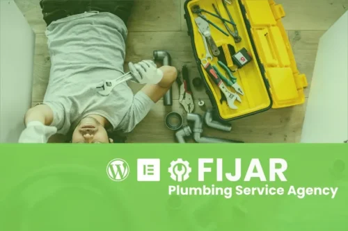 best Plumbing Elementor Template kit instant download