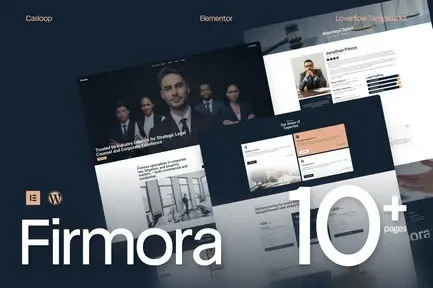 best law firm website template instant download