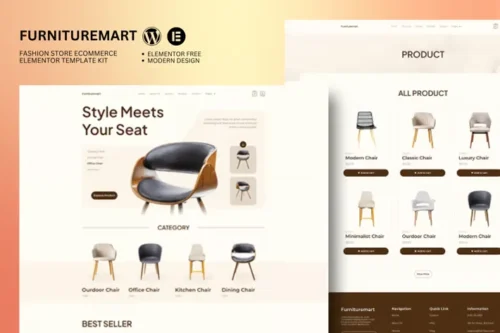 best Furnituremart Elementor template download